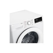 LG  Waschmaschine mit  7 kg Kapazität | 1.400 U./Min.  | Weiß mit weißem Bullaugenring  | F4WV107P3C, F4WV107P3C