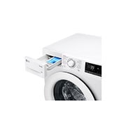 LG  Waschmaschine mit  7 kg Kapazität | 1.400 U./Min.  | Weiß mit weißem Bullaugenring  | F4WV107P3C, F4WV107P3C