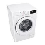 LG  Waschmaschine mit  7 kg Kapazität | 1.400 U./Min.  | Weiß mit weißem Bullaugenring  | F4WV107P3C, F4WV107P3C