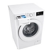 LG  Waschmaschine mit  7 kg Kapazität | 1.400 U./Min.  | Weiß mit weißem Bullaugenring  | F4WV107P3C, F4WV107P3C