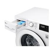 LG Waschmaschine mit AI DD®| 8 kg | Energieeffizienzklasse C | 1.400 U./Min.| Steam | 6 Motion®| Neue Wohlfühl-Trommel, F4WV308S0