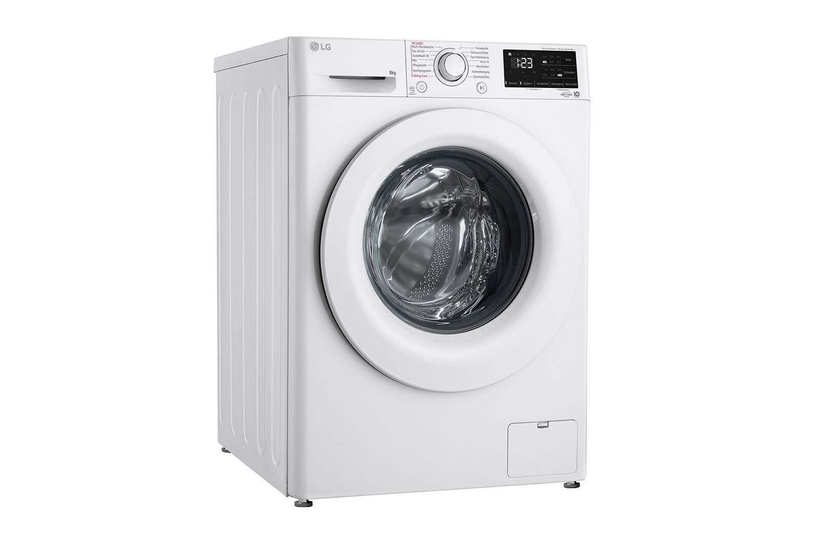 LG Waschmaschine | 8 kg | Energieeffizienzklasse A | 1.400 U./Min. | AI DD® | Steam | TurboWash® 360° | F4WV3183, F4WV3183