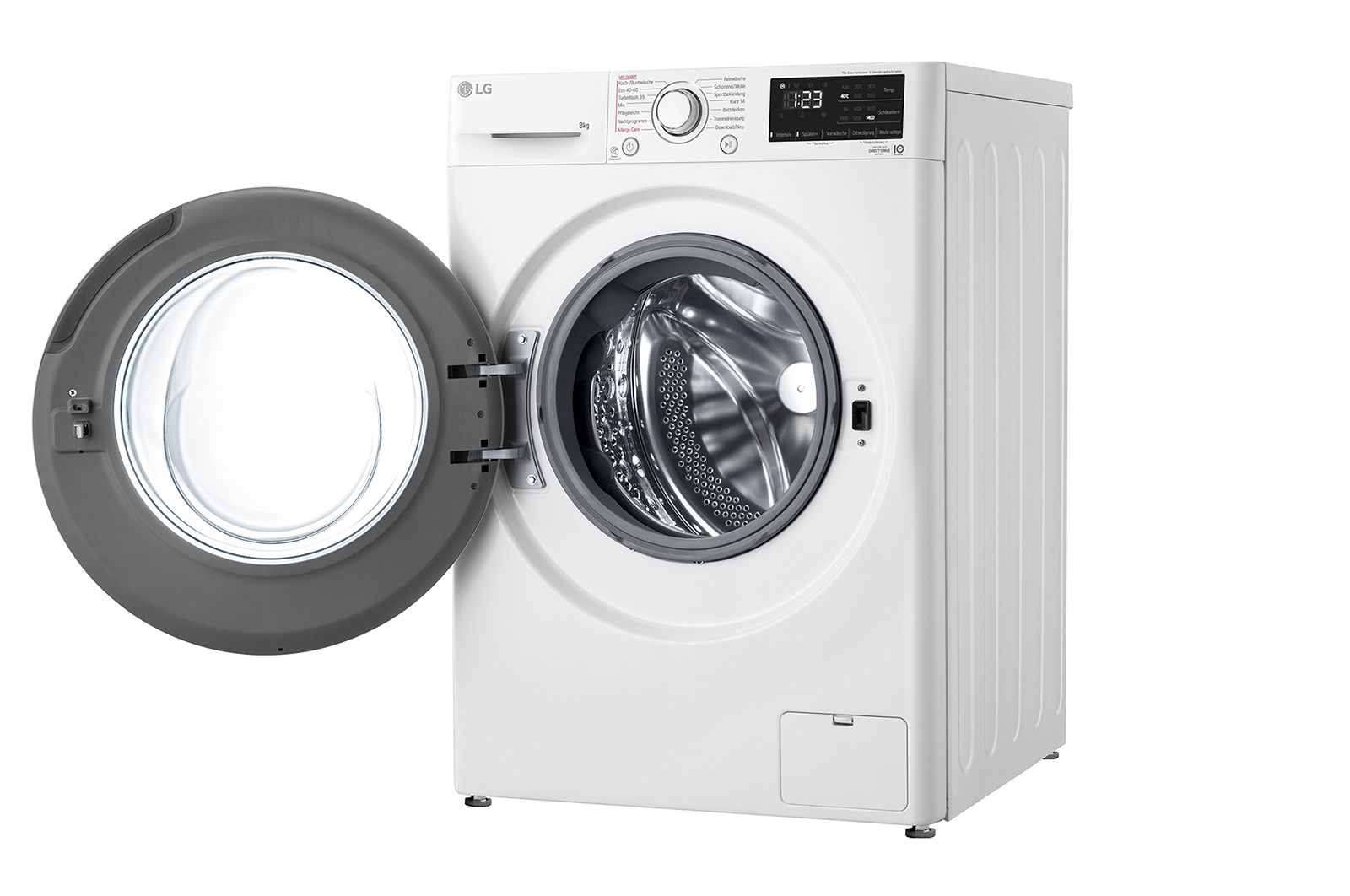 LG Waschmaschine | 8 kg | Energieeffizienzklasse A | 1.400 U./Min. | AI DD® | Steam | TurboWash® 360° | F4WV3183, F4WV3183
