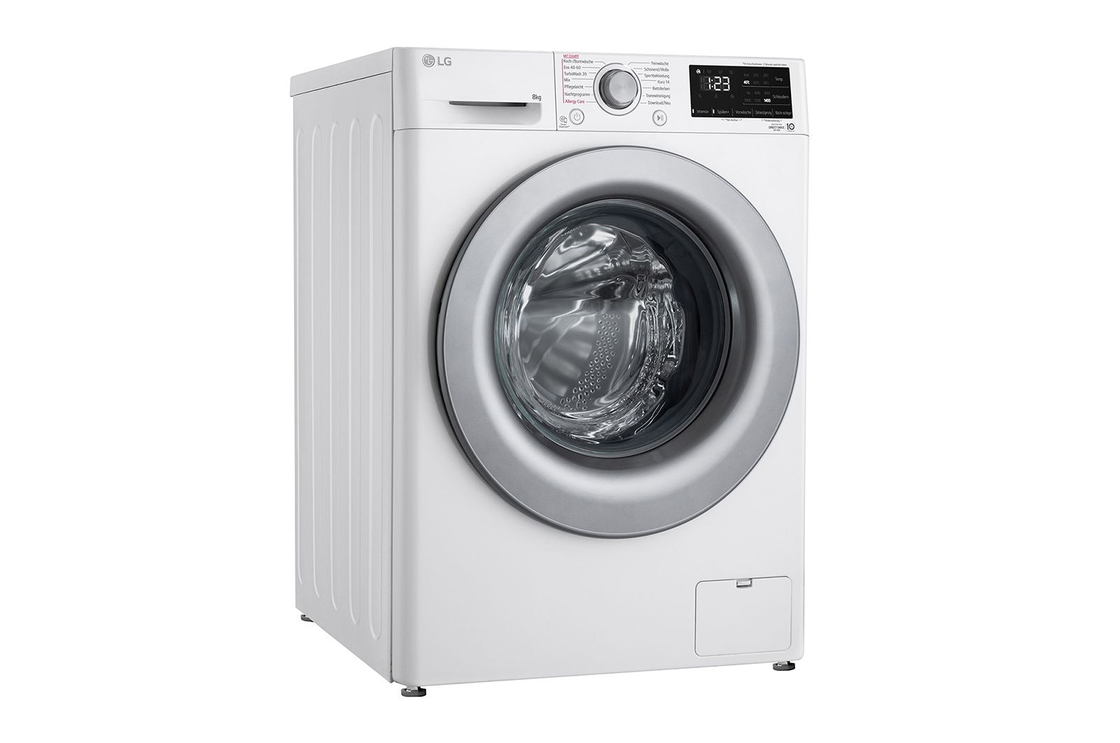 LG Waschmaschine | 8 kg | EEK A | AI DD® | Steam | 1.400 U./Min.| TurboWash® 360° | F4WV3284, F4WV3284