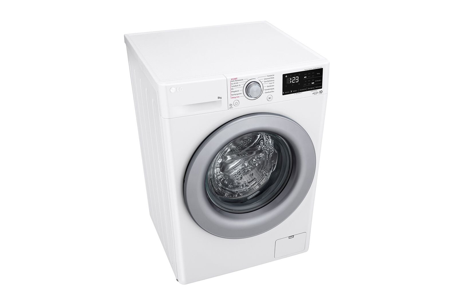 LG Waschmaschine | 8 kg | EEK A | AI DD® | Steam | 1.400 U./Min.| TurboWash® 360° | F4WV3284, F4WV3284
