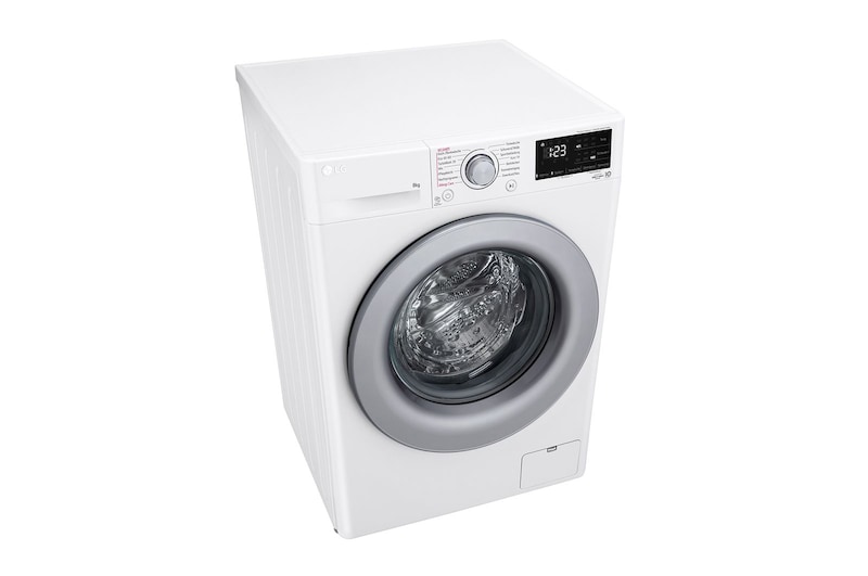 LG Waschmaschine | 8 kg | EEK A | AI DD® | Steam | 1.400 U./Min.| TurboWash® 360° | F4WV3284, F4WV3284