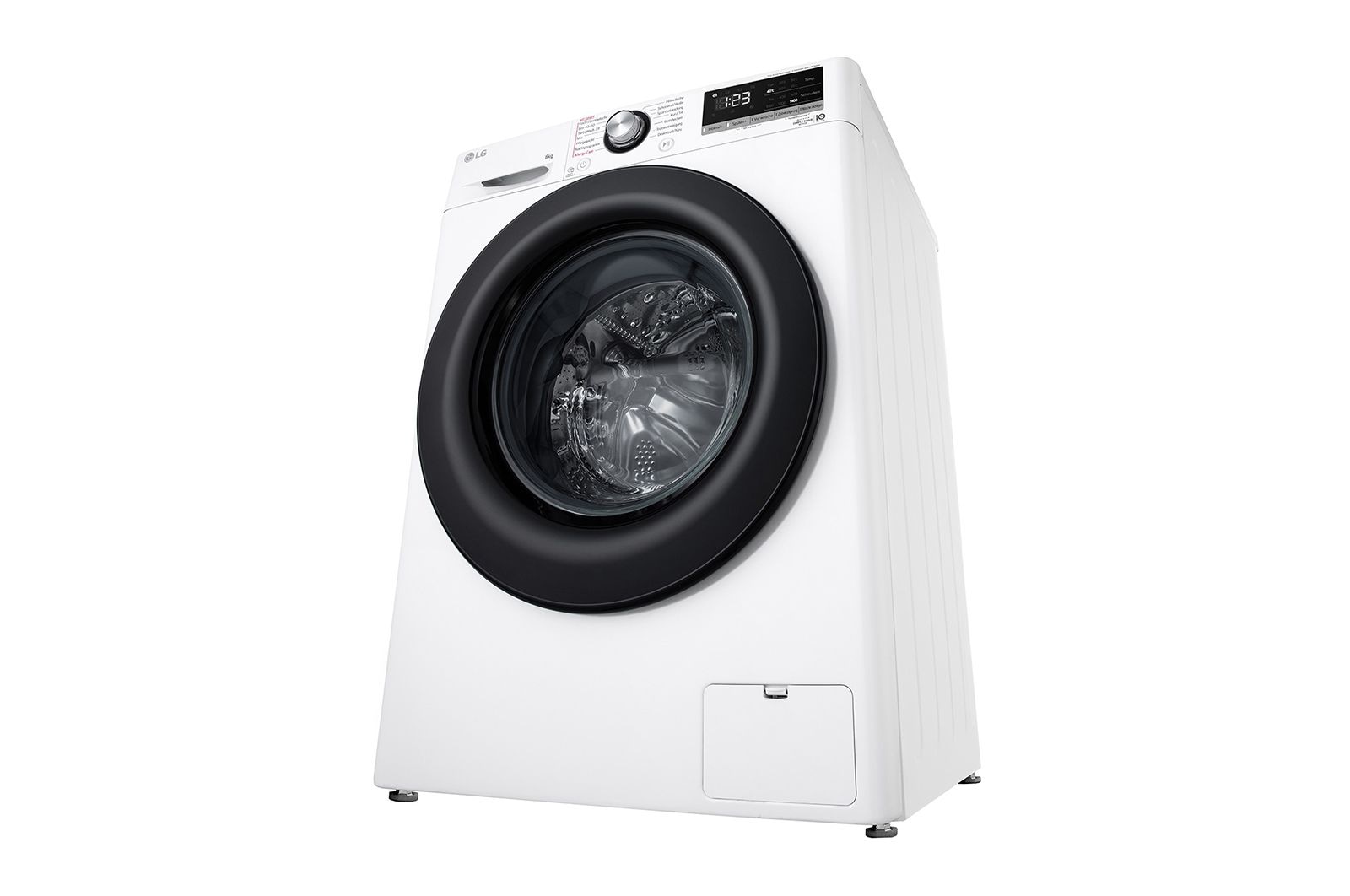 LG Waschmaschine (8 kg, 1.400 U./Min., EEK A) mit AI DD®, Steam & TurboWash®360° | F4WV4085, F4WV4085