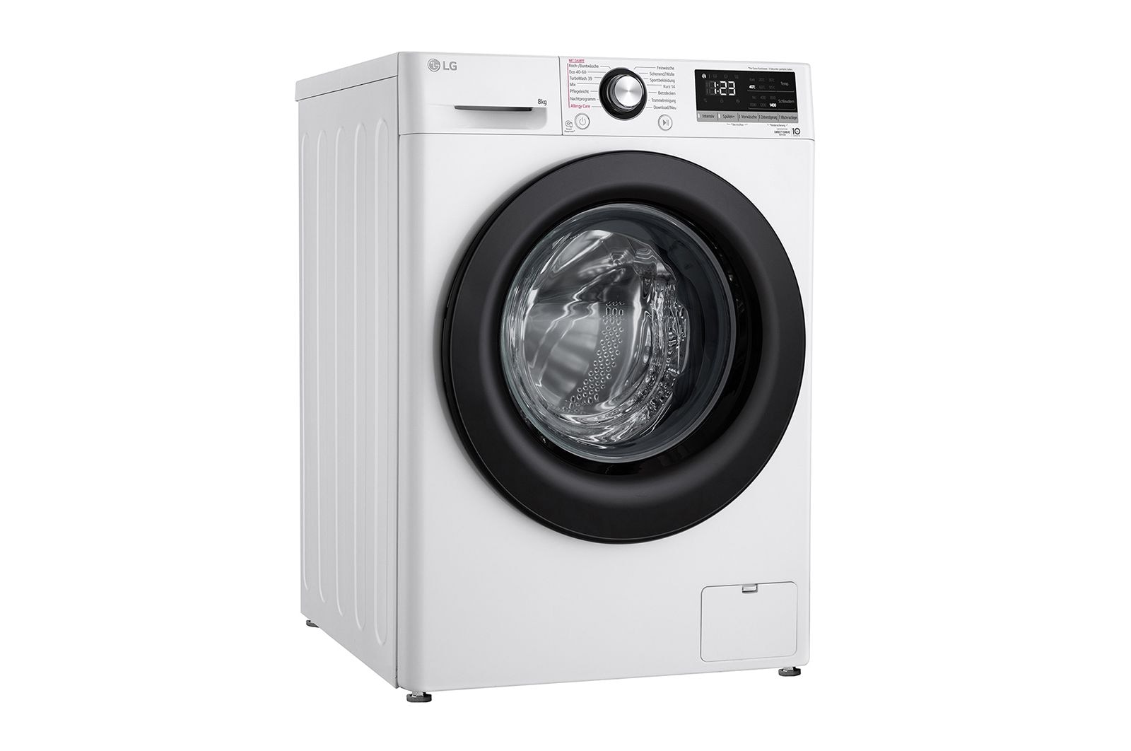 LG Waschmaschine (8 kg, 1.400 U./Min., EEK A) mit AI DD®, Steam & TurboWash®360° | F4WV4085, F4WV4085