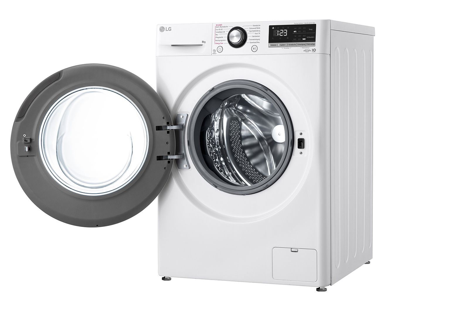 LG Waschmaschine (8 kg, 1.400 U./Min., EEK A) mit AI DD®, Steam & TurboWash®360° | F4WV4085, F4WV4085