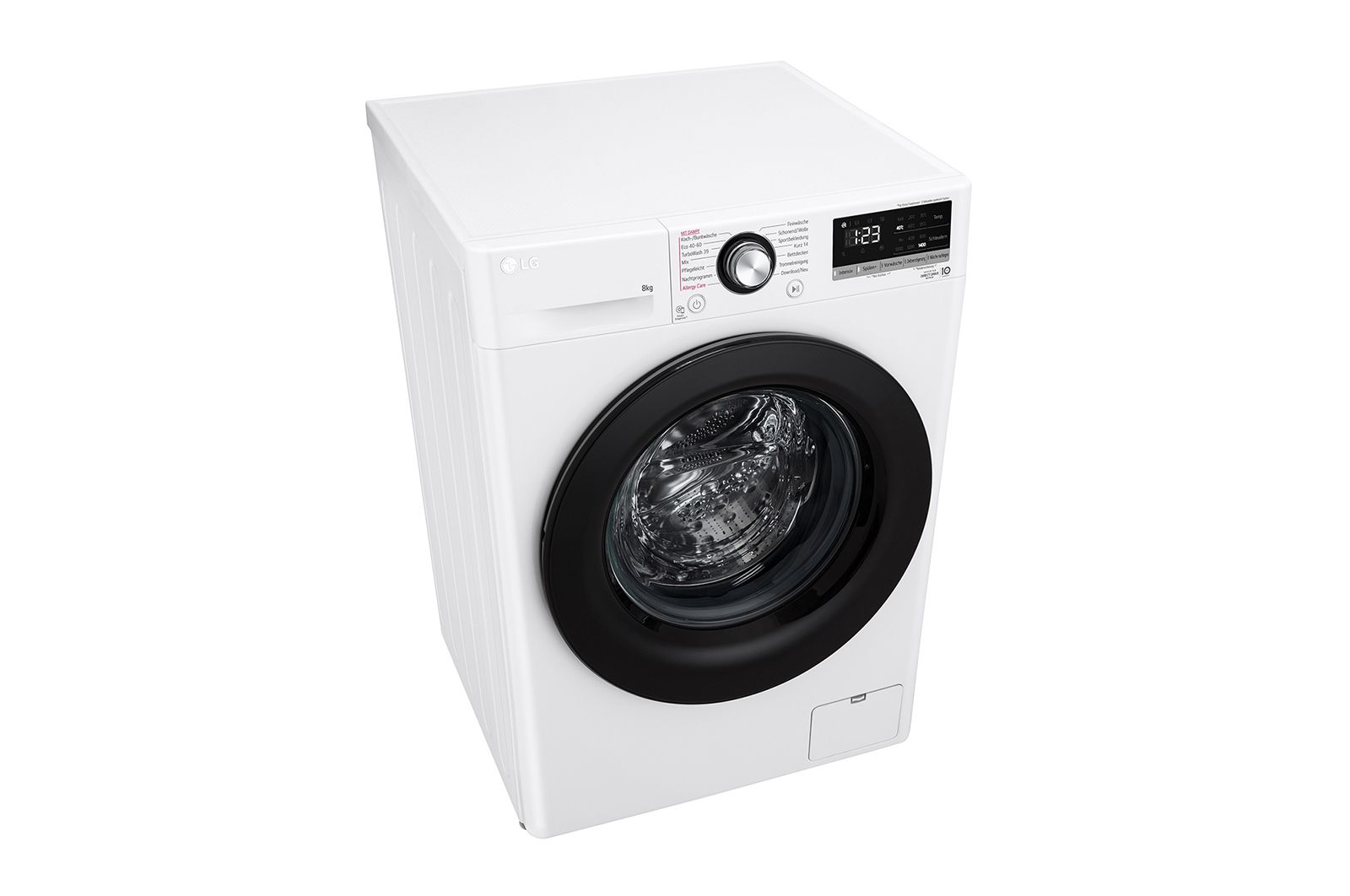 LG Waschmaschine (8 kg, 1.400 U./Min., EEK A) mit AI DD®, Steam & TurboWash®360° | F4WV4085, F4WV4085