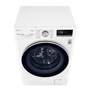 LG Waschmaschine mit 8 kg Kapazität | Energieeffizienzklasse B | 1.400 U./Min. | Weiß mit weißem Bullaugenring | F4WV408S0B , F4WV408S0B