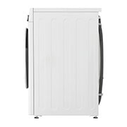 LG Waschmaschine mit 9 kg Kapazität | Energieeffizienzklasse B | 1.400 U./Min. | Weiß mit silbernen Bullaugenring | F4WV409S1B, F4WV409S1B