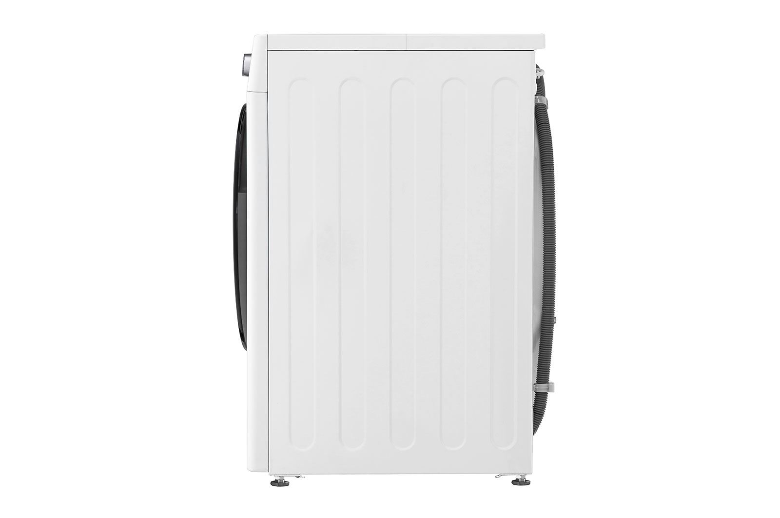 LG Waschmaschine mit 10,5 kg Kapazität | Energieeffizienzklasse A | 1.400 U./Min. | Weiß mit schwarzem Bullaugenring | F4WV40X5, F4WV40X5