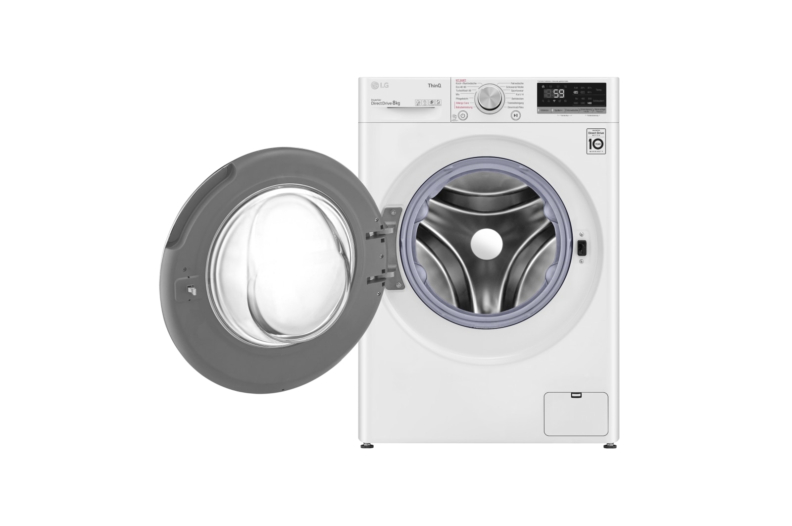 LG Waschmaschine | 8 kg | Energieeffizienzklasse C | AI DD® | Steam, F4WV508S1