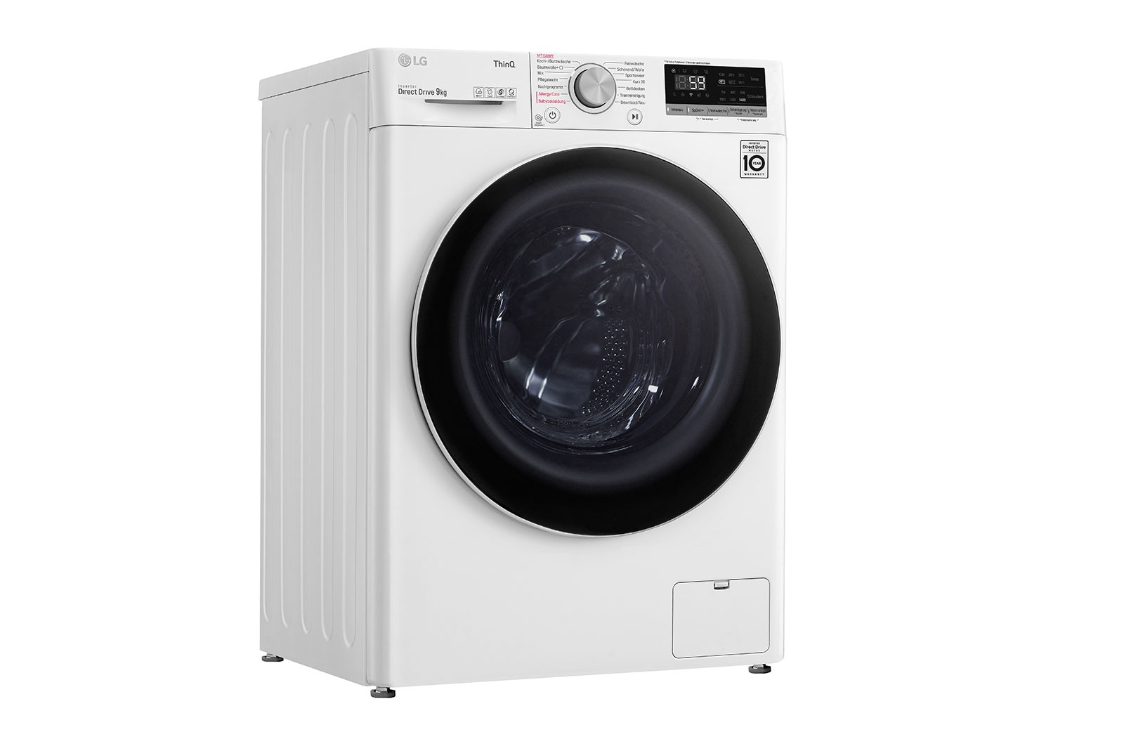 LG Waschmaschine | 9 kg | Energieeffizienzklasse B | AI DD®| Steam | TurboWash | Neue Wohlfühl-Trommel | ThinQ®, F4WV509S1