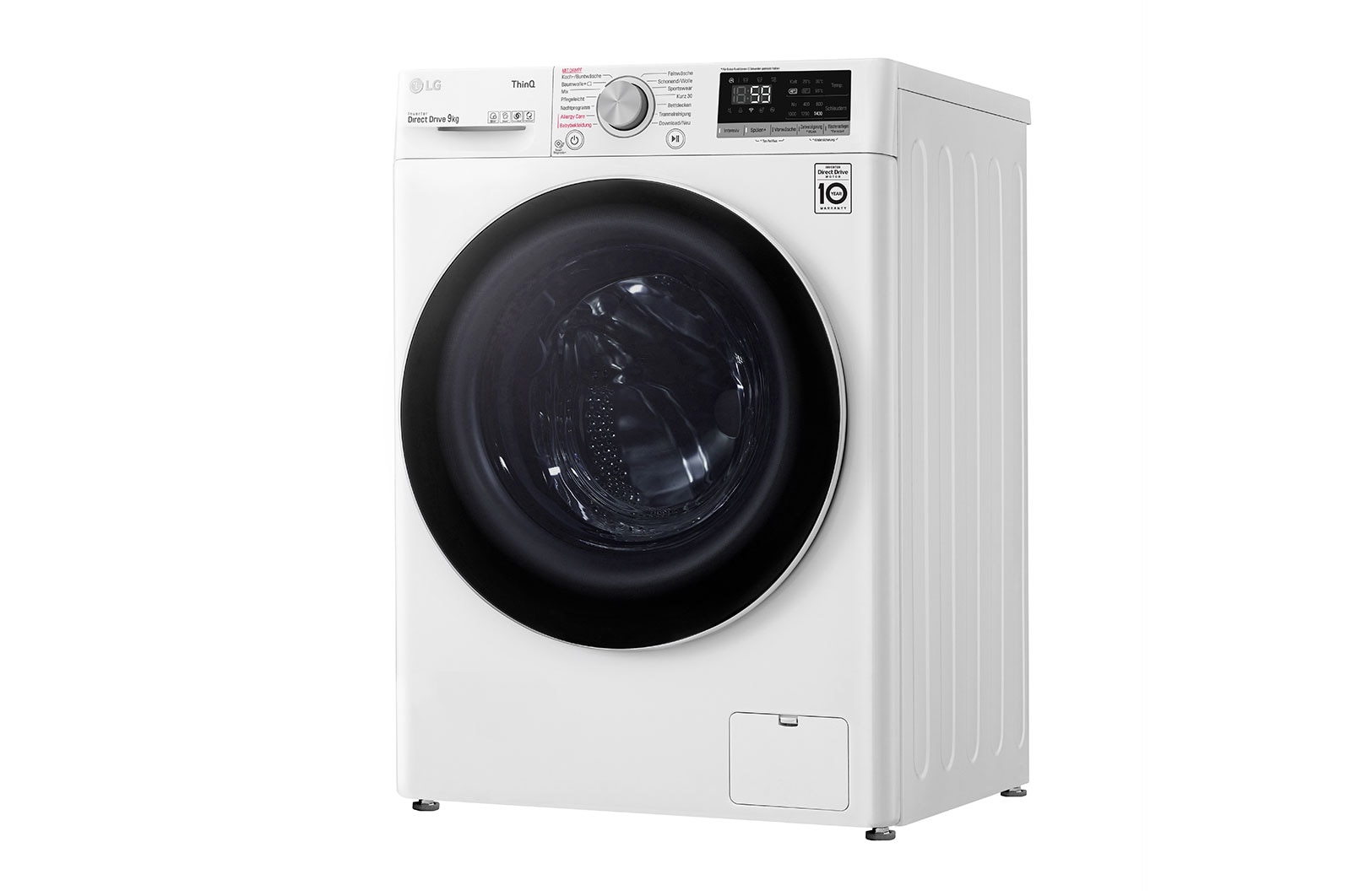 LG Waschmaschine | 9 kg | Energieeffizienzklasse B | AI DD®| Steam | TurboWash | Neue Wohlfühl-Trommel | ThinQ®, F4WV509S1