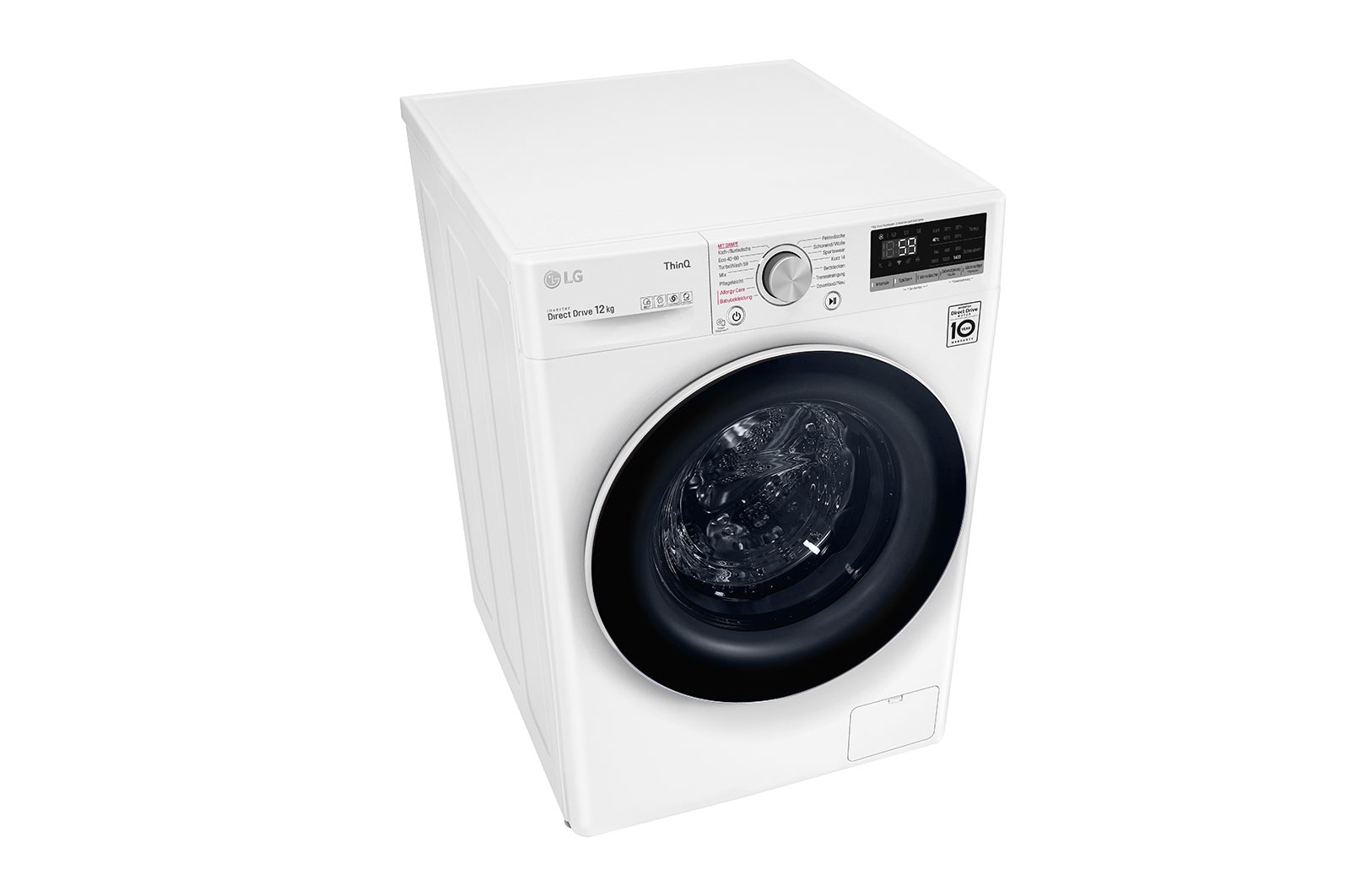 LG Waschmaschine mit AI DD® | 12 kg | Energieeffizienzklasse B | 1.400 U./Min. | Steam | Add Item | Neue Wohlfühl-Trommel | Wi-Fi-Funktion, F4WV512P0