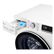LG Waschmaschine mit AI DD® | 12 kg | Energieeffizienzklasse B | 1.400 U./Min. | Steam | Add Item | Neue Wohlfühl-Trommel | Wi-Fi-Funktion, F4WV512P0