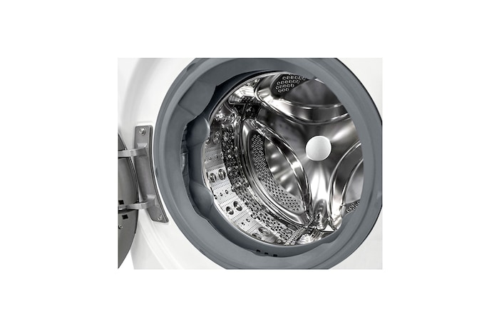 LG Waschmaschine Weiß (EEK A, 8 kg, 1.360 U./Min.) mit AI DD® & TurboWash®360° | F4WV7080, F4WV7080