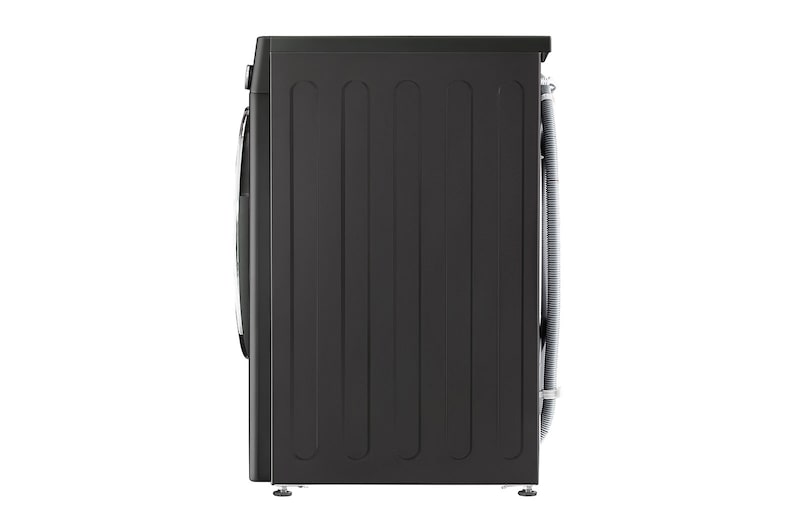 LG Waschmaschine Metallic Black Steel (A, 8 kg, 1.360 U./Min.) mit AI DD® & TurboWash®360° | F4WV708P2BA, F4WV708P2BA