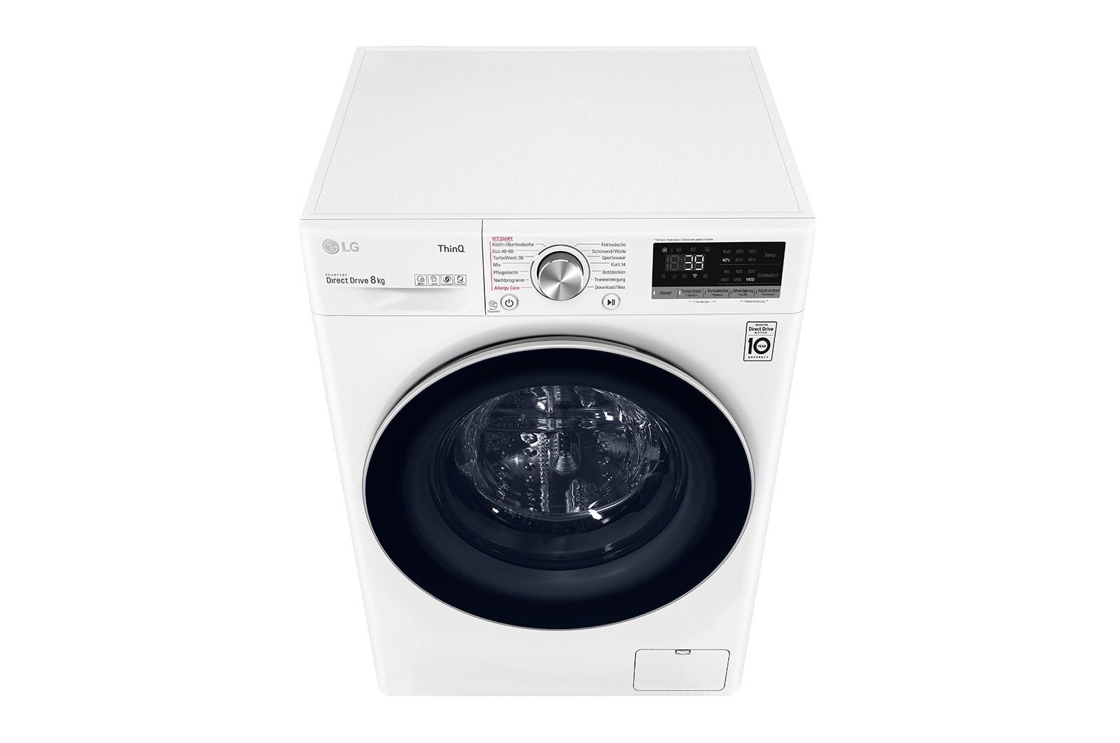 LG Waschmaschine | 8 kg | Energieeffizienzklasse A | AI DD®  | Steam | TurboWash®  360°, F4WV708P2E