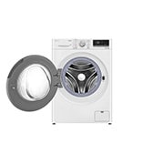 LG Waschmaschine mit 9 kg Kapazität  | Energieeffizienzklasse A | 1.400 U./Min. | Weiß mit weißem Bullaugenring | F4WV7090, F4WV7090