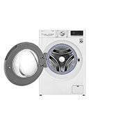 LG Waschmaschine mit 9 kg Kapazität | Energieeffizienzklasse A | 1.400 U./Min. | Weiß mit weißem Bullaugenring | F4WV709AT1, F4WV709AT1