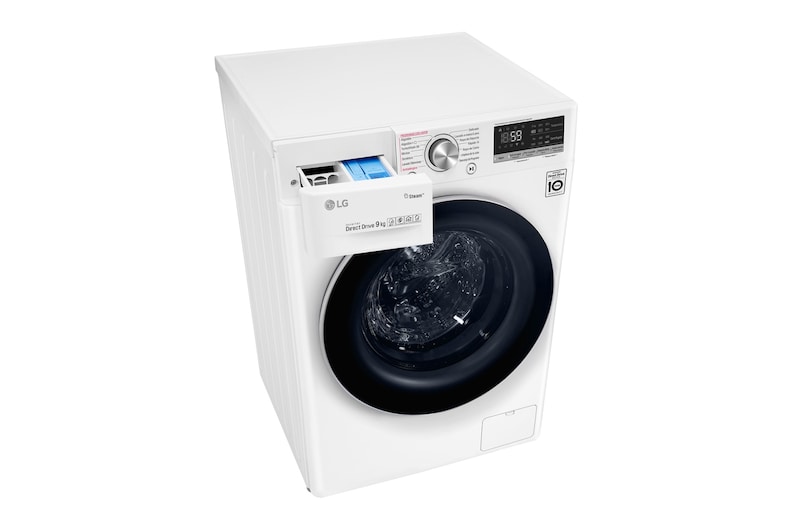 LG Waschmaschine | 9 kg | AI DD™ | Steam+™, F4WV709P1