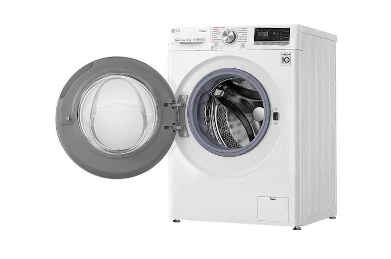 LG Waschmaschine | 9 kg | AI DD™ | Steam+™, F4WV709P1