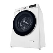 LG Waschmaschine mit 10,5 kg Kapazität | Energieeffizienzklasse A | 1.400 U./Min. | Weiß mit weißem Bullaugenring | F4WV70X1, F4WV70X1