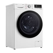 LG Waschmaschine mit 10,5 kg Kapazität | Energieeffizienzklasse A | 1.400 U./Min. | Weiß mit weißem Bullaugenring | F4WV70X1, F4WV70X1