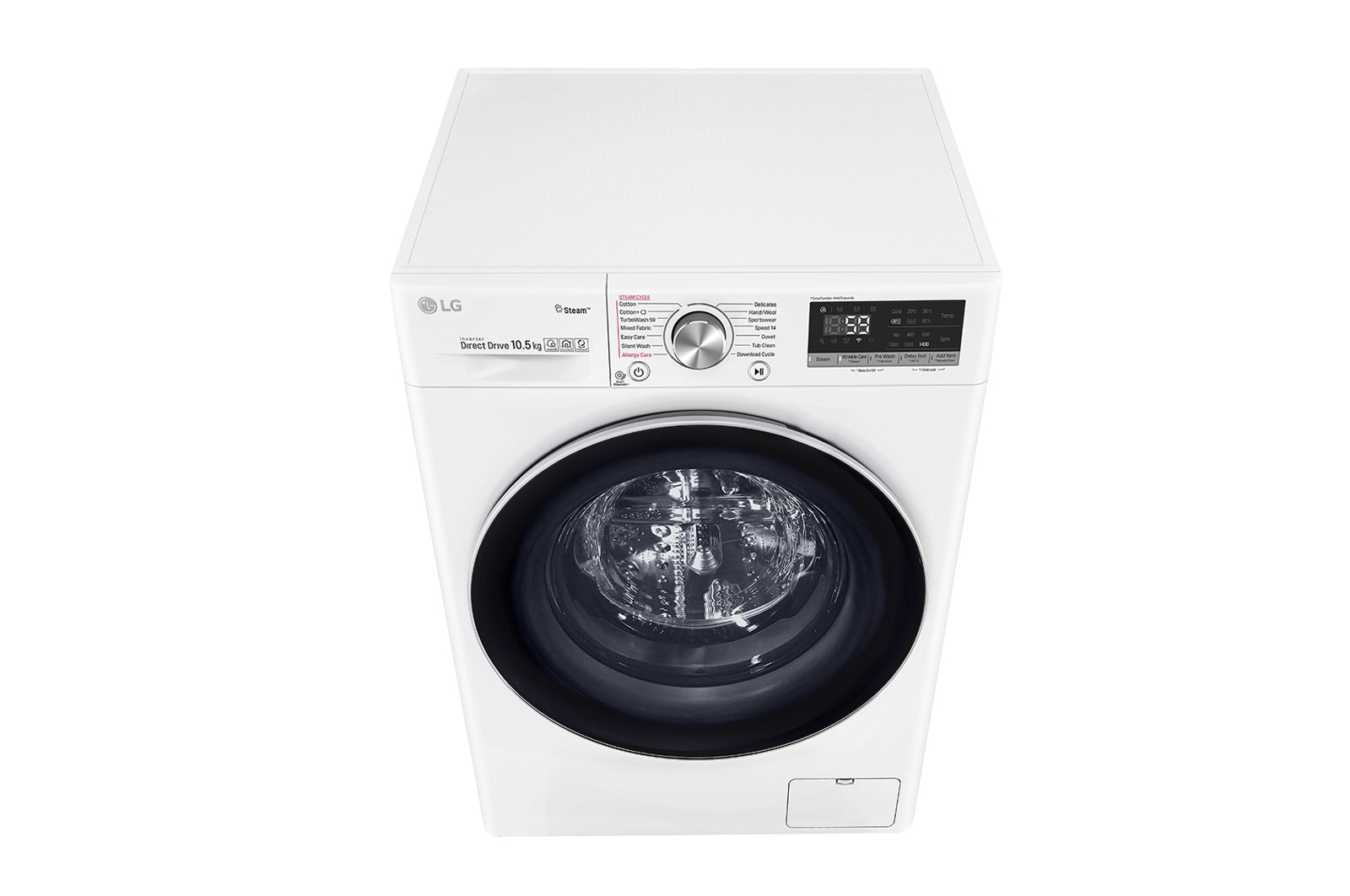 LG Waschmaschine | 10 kg | AI DD™ | Steam+™ | TurboWash™ | Aqualock | Neue Wohlfühl-Trommel, F4WV710P1