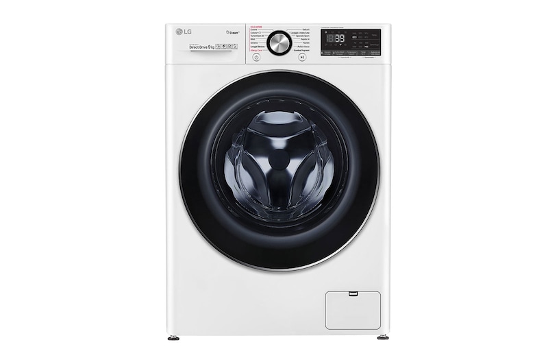 LG Waschmaschine | 9 kg | AI DD™ | Steam+™ | TurboWash™360° , F4WV909P2