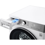 LG Waschmaschine mit AI DD®  | 12 kg | Energieeffizienzklasse A | 1.400 U./Min. | AI DD®  | Steam | TurboWash® 360° | Wäsche nachlegen | Neue Wohlfühl-Trommel | ThinQ®, F4WV912P2