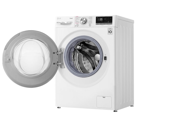 LG Waschmaschine | 10,5kg | Energieeffizienzklasse* A | AI DD® | Steam | TurboWash® 360°, F6W105A