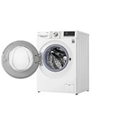 LG Waschmaschine mit 10,5 kg Kapazität | Energieeffizienzklasse A | 1.600 U/Min. | Weiß mit weißem Bullaugenring | F6WV710AT2, F6WV710AT2