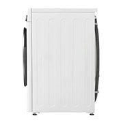 LG Waschmaschine mit 10,5 kg Kapazität | Energieeffizienzklasse A | 1.600 U/Min. | Weiß mit weißem Bullaugenring | F6WV710AT2, F6WV710AT2