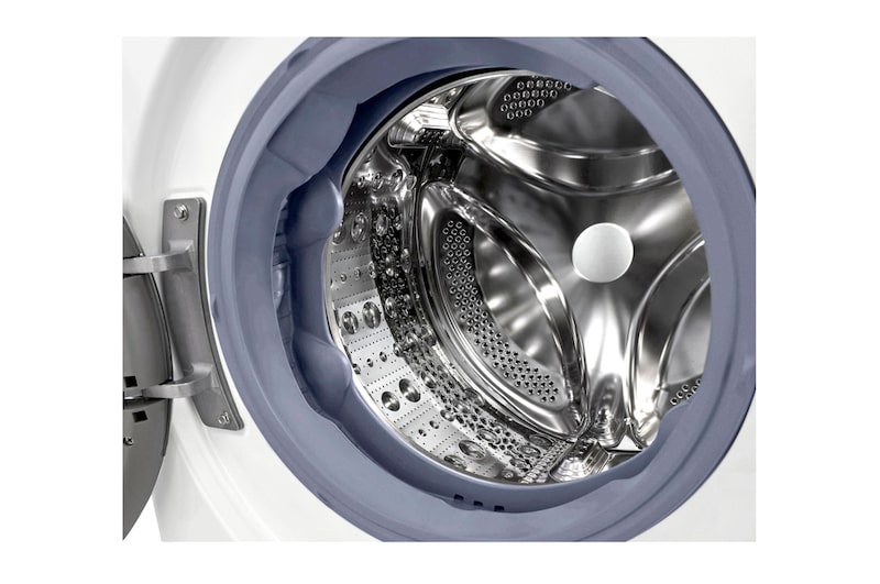LG Waschmaschine Weiß (A, 10,5 kg, 1.560 U./Min.) mit AI DD® & TurboWash®360° | F6WV710P1, F6WV710P1