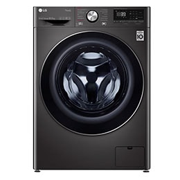 Waschmaschine mit AI DD® | 10,5 kg | Energieeffizienzklasse A | 1.600 U./Min. | Steam | TurboWash®360° | Wi-Fi-Funktion | Metallic Black Steel