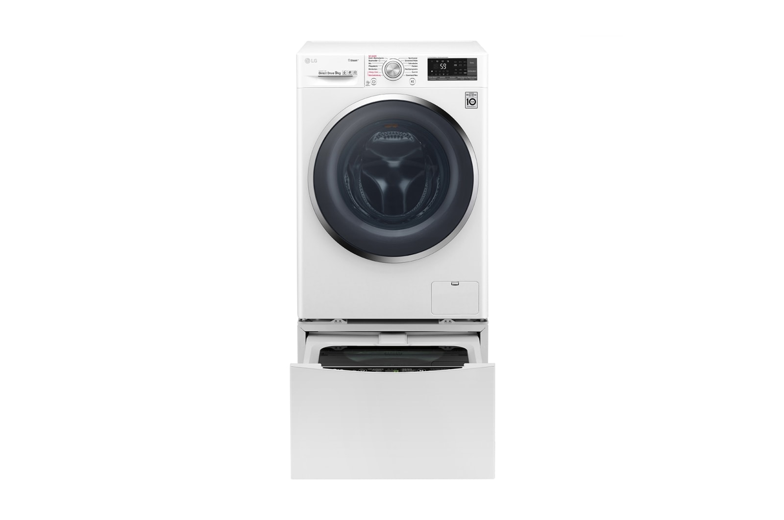 LG Waschmaschine 9 KG + Mini-Waschmaschine 2 KG  | Dampffunktion, TWINW9ATS2