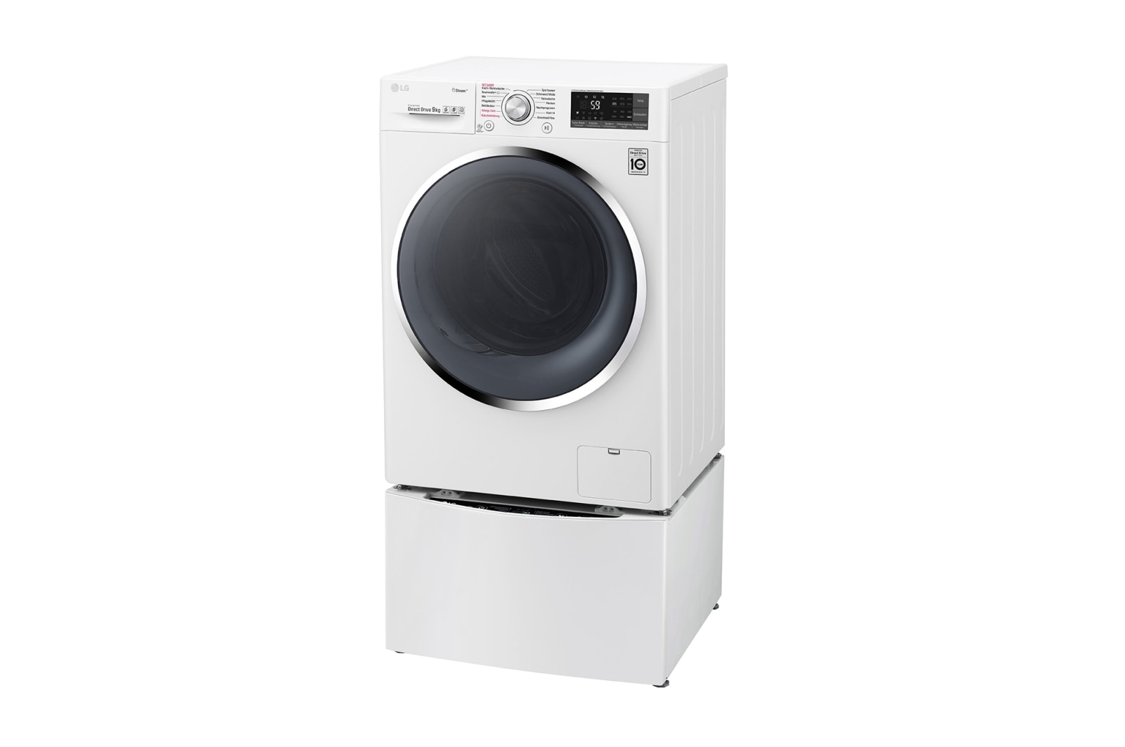 LG Waschmaschine 9 KG + Mini-Waschmaschine 2 KG  | Dampffunktion, TWINW9ATS2