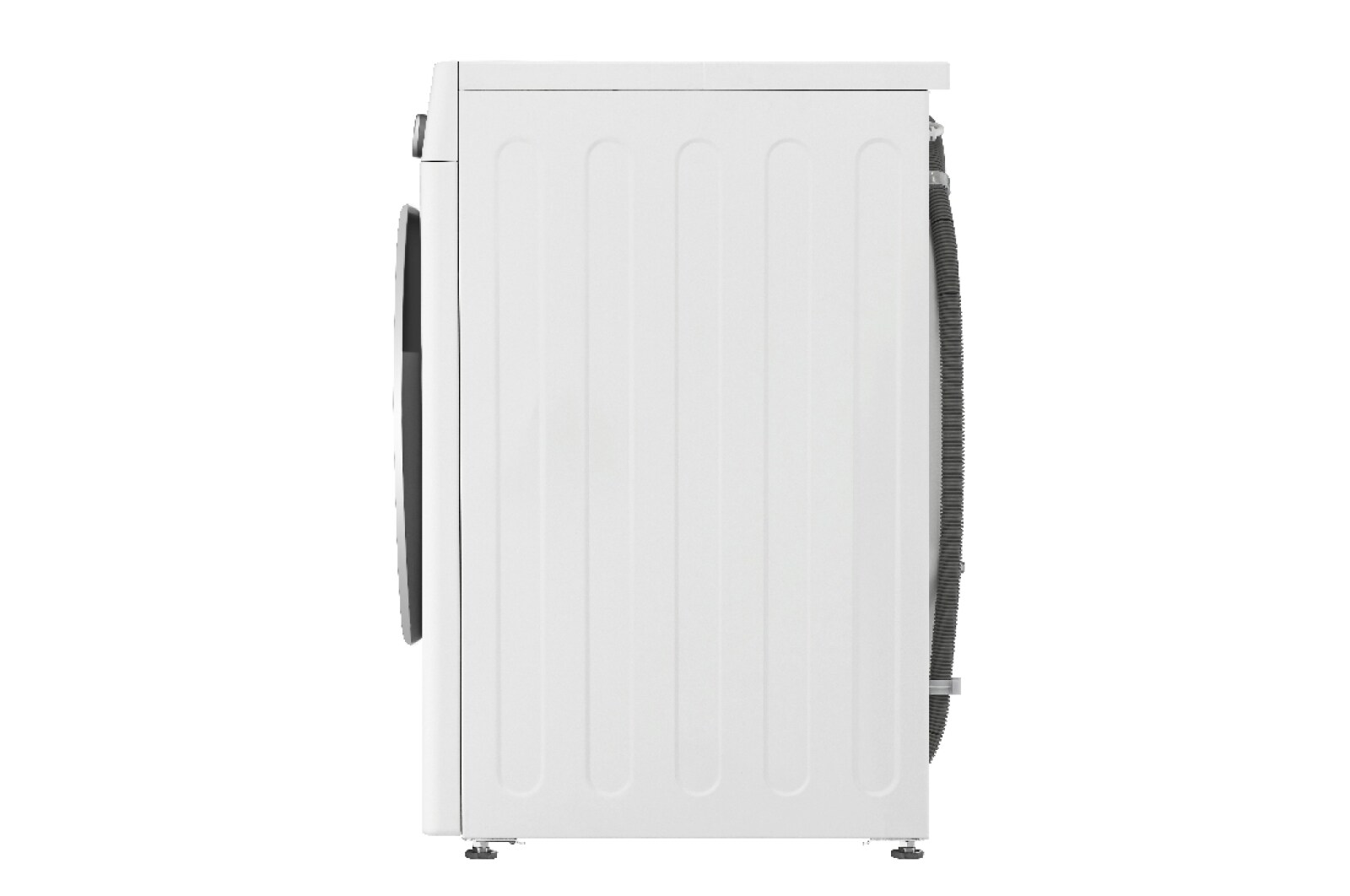 LG Waschmaschine mit 8 kg Kapazität | Energieeffizienzklasse B | 1400 U/Min. | Weiß mit silbernem Bullaugenring | V4W800B, V4W800B