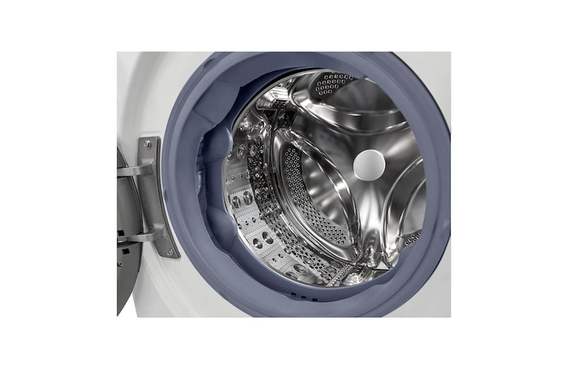 LG Waschmaschine mit AI DD® | 10,5 KG Kapazität | Energieeffizienzklasse B | 1.400 U./Min. | TurboWash® | Wäsche Nachlegen | Steam | Wi-Fi-Funktion | Aqua-Lock®, V510