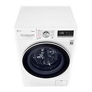 LG Waschmaschine mit AI DD® | 10,5 KG Kapazität | Energieeffizienzklasse B | 1.400 U./Min. | TurboWash® | Wäsche Nachlegen | Steam | Wi-Fi-Funktion | Aqua-Lock®, V510