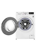 LG Waschmaschine mit AI DD® | 10,5 KG Kapazität | Energieeffizienzklasse B | 1.400 U./Min. | TurboWash® | Wäsche Nachlegen | Steam | Wi-Fi-Funktion | Aqua-Lock®, V510
