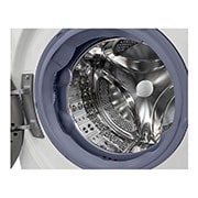 LG Waschmaschine mit AI DD® | 10,5 KG Kapazität | Energieeffizienzklasse B | 1.400 U./Min. | TurboWash® | Wäsche Nachlegen | Steam | Wi-Fi-Funktion | Aqua-Lock®, V510