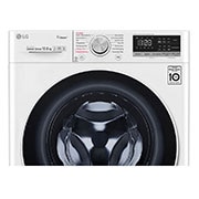 LG Waschmaschine mit AI DD® | 10,5 KG Kapazität | Energieeffizienzklasse B | 1.400 U./Min. | TurboWash® | Wäsche Nachlegen | Steam | Wi-Fi-Funktion | Aqua-Lock®, V510