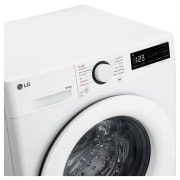 LG Waschtrockner (9 kg / 6 kg, 1.400 U./Min.), Weiß mit weißem Bullaugenring | W4WR32963, W4WR32963