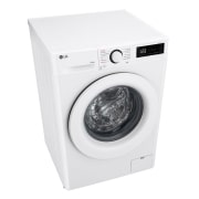 LG Waschtrockner (9 kg / 6 kg, 1.400 U./Min.), Weiß mit weißem Bullaugenring | W4WR32963, W4WR32963
