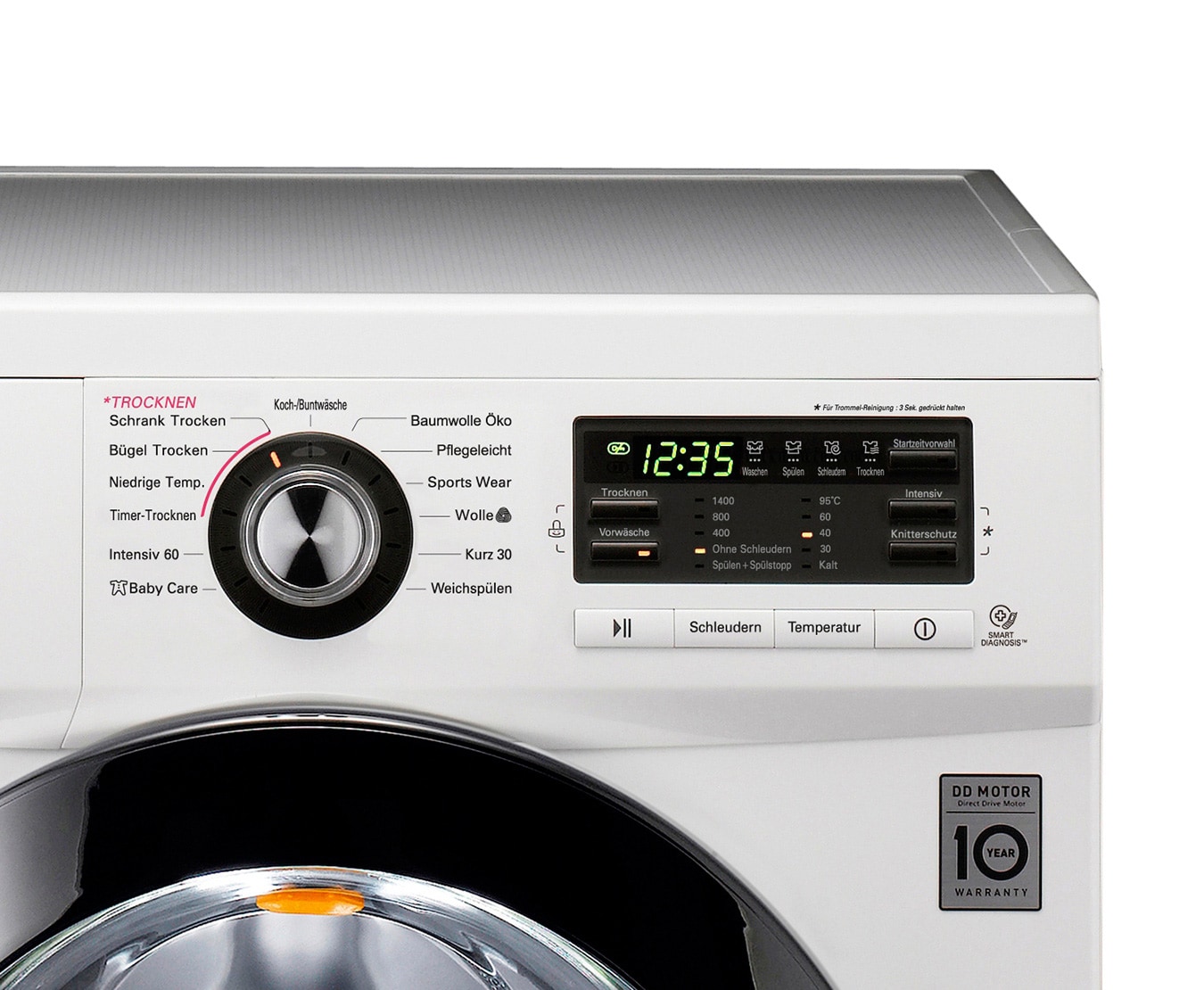 LG Waschtrockner mit 6 Motion DirectDrive™-Technologie. 8 kg Waschen / 4 kg Trocknen., F1496AD3